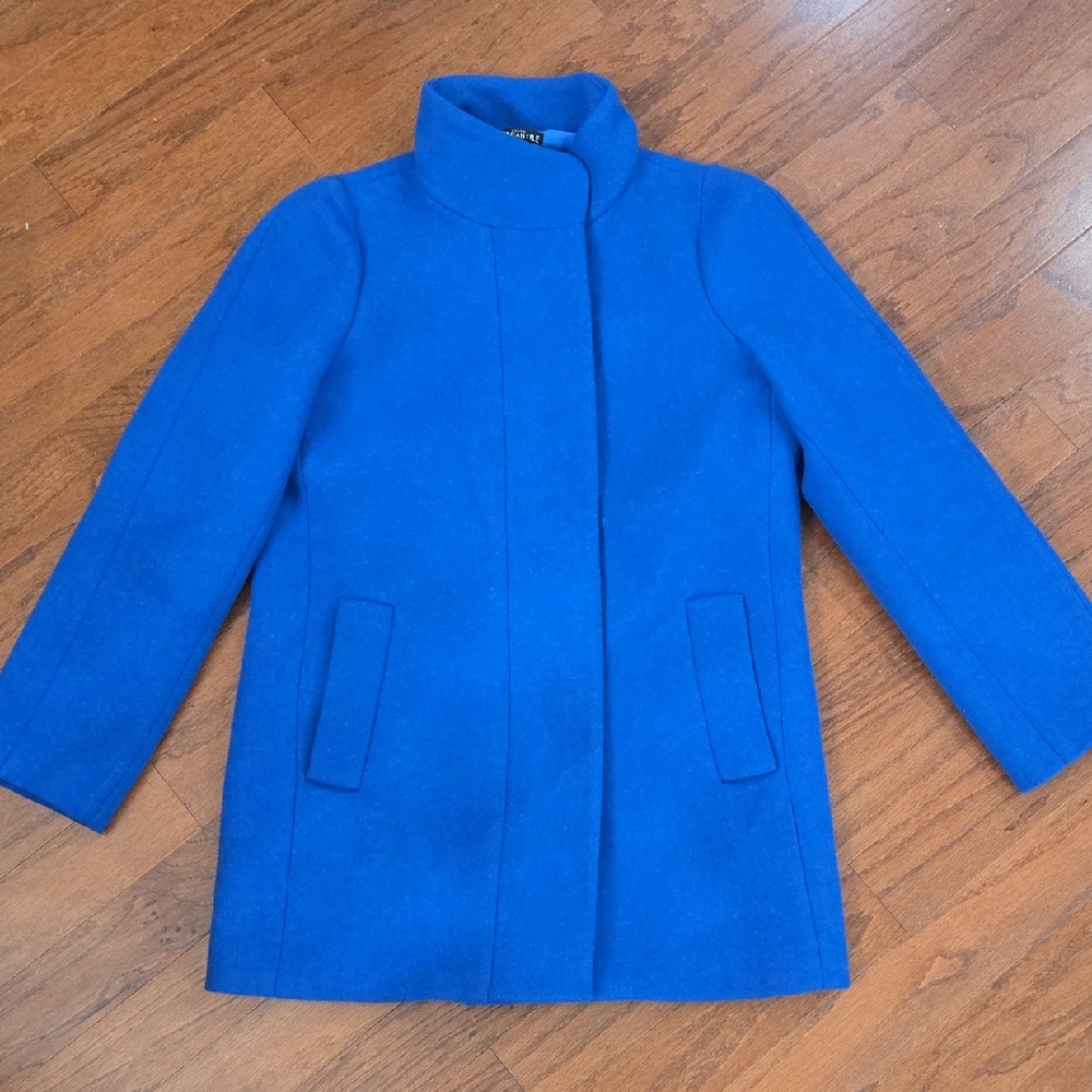 Women's Blue Pea Coat